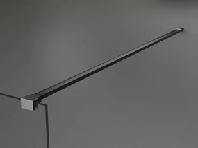 Mexen Kioto, sprchová zástena Walk-In 155 x 200 cm, 8mm číre sklo, grafitový profil, 800-155-101-95-00