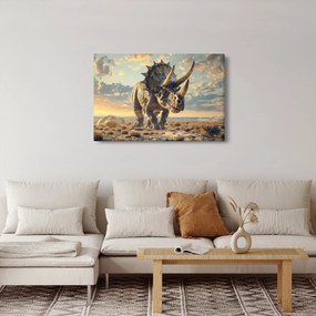 Obraz - Triceratops (90x60 cm)