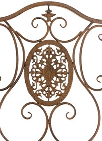 Kovová skladacia stolička Sibell (SET 2 ks) - Hnedá antik