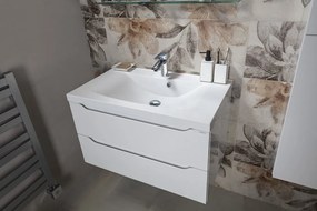 Sapho Sapho, WAVE umývadlová skrinka 79,7x45x47,8cm, biela (WA081), WA080-3030