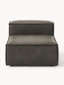 Stredná časť pohovky z recyklovanej kože Lennon