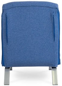 Kreslo pohovka rozkladacia PRATO modrá - vintino.sk