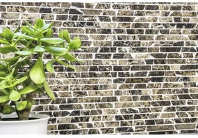 Mozaika z prírodného kameňa MOS Brick 476 hnedá 30,5 x 32,5 cm