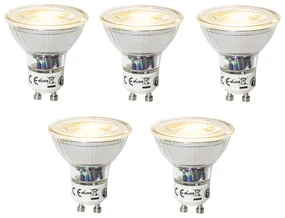 Sada 5 stmievateľných LED žiaroviek GU10 7W 600 lm 2700K