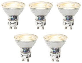 Sada 5 stmievateľných LED žiaroviek GU10 7W 600 lm 2700K