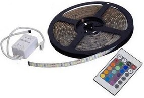 LED pásik flexi 3528/60, biela studená, 8mm/5m, 4,8W / 5metrov + ovládač