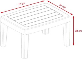 Veľký ratanový set Avenberg IBERIA-hnedý ratan