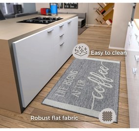 Sivý koberec 92x150 cm Cucina – Hanse Home