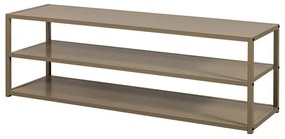 Taupe kovový TV stolík 120x40x35 cm Teun – WOOOD