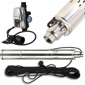 Ponorná Pumpa 3" Deep 1800 L/h 250 W Do Vodnej Studne Ovládač Csk Sada