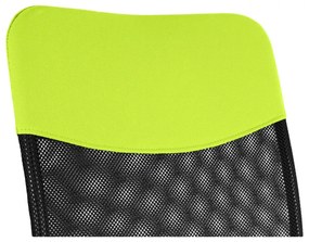Detská stolička Neoseat TEENAGE — látka, čierna / reflexná zelená