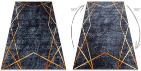 Koberec MIRO 51233.810 geometrický, tmavosivý
