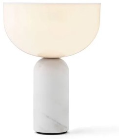 New Works Prenosná lampa Kizu, white marble 21710