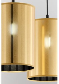 Jupiter 2091 - Luster na lanku CORTINA 2xE27/15W/230V zlatá/čierna