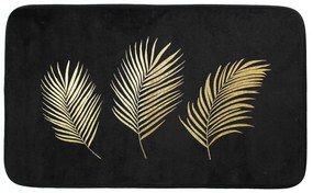 Čierna/v zlatej farbe kúpeľňová predložka 45x75 cm Orbella – douceur d'intérieur
