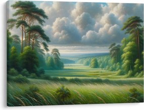 Obraz - Zelená krajina (70x50 cm)