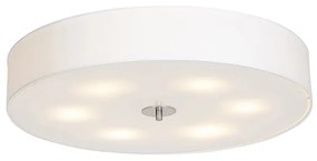 Rustikálne stropné svietidlo biele 70 cm - Drum