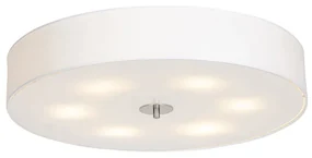 Rustikálne stropné svietidlo biele 70 cm - Drum