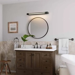 Brilagi-LED Kúpeľňové osvetlenie zrkadla AQUA LINE LED/18W/230V 60 cm IP44 čierna