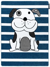 Dywany Łuszczów Detský kusový koberec Petit Puppy blue - 160x220 cm