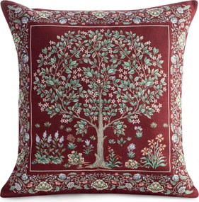 GOBELÍNOVÁ DEKORAČNÁ OBLIEČKA NA VANKÚŠ FESTIVE VERDE1 45X45 CM VZOROVANÁ