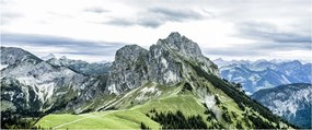 Obraz - Vrcholy hôr (120x50 cm)