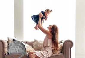 Taška ke kočárku Flaming šedá