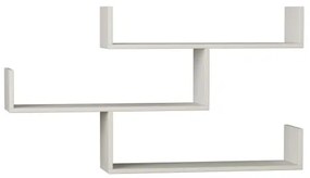 Nástenná polica TIBET 66,5x119 cm biela