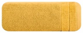 Bavlnený uterák DAMLA v horčicovej farbe 70x140 cm