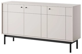 Trojdverová komoda Japandi (K154), kašmír