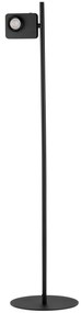 LED stmievateľný čierna stojaca lampa Kedros