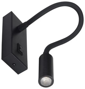 Kanlux 32522 - LED Flexibilná lampička TONIL LED/2,7W/230V čierna