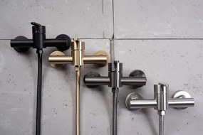 Rea Ontario, sprchová batéria s ručnou sprchovou súpravou, čierna matná, REA-B5500