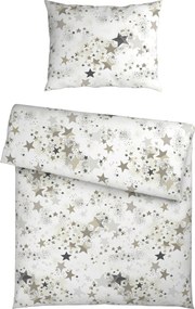 XXXLutz POSTEĽNÁ BIELIZEŇ, flanel, taupe, 140/200 cm Esposa - Obliečky & plachty - 005031041001