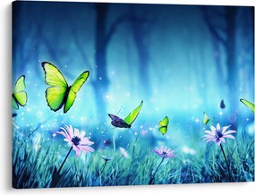 Obraz - Mystická lesná čistina (70x50 cm)