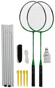 RULYT® Badmintonový set 2x raketa, 3x loptička, sieť, vak