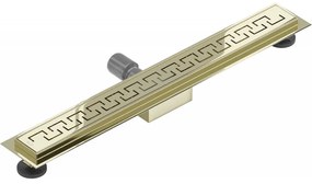 Mexen Flat M15 nerezový sprchový žľab  50 cm, zlatá, 1524050-15