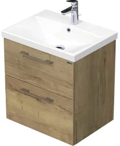 Kúpeľňová skrinka s umývadlom Intedoor SANTE dub svetlý 60 x 65 x 45 cm SA 60 2Z 80