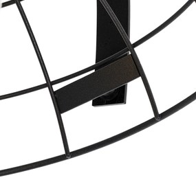 Industriálne stropné svietidlo čierne 35 cm nastaviteľné - Hanze