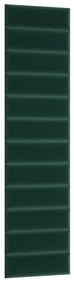 Set 12 čalúnených panelov Quadra 50x240 cm (zelená). Vlastná spoľahlivá doprava až k Vám domov. 1051970