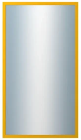 DANTIK - Zrkadlo v rámu, rozmer s rámom 50x90 cm z lišty PERLA žltá lesklá (2880)