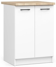 Kuchynská skrinka Olivie S 60 cm 2D biela