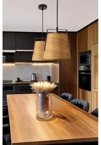 Luster na lanku MILBURY 1xE27/40W/230V hnedá