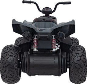 Ramiz McLaren Racing MCL 35 detská štvorkolka šedá + diaľkové ovládanie + pomalý štart + EVA + LED audio