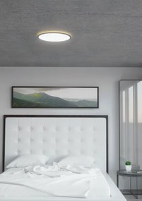 Eglo 31704-LED RGBW stmievateľné stropné svietidlo ROVITO-Z 1xLED/16,5W/230V pr.42cm čierna