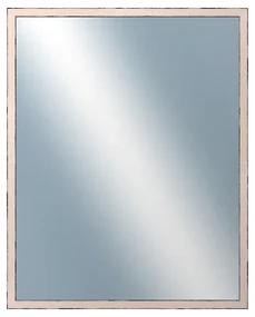 DANTIK - Zrkadlo v rámu, rozmer s rámom 40x50 cm z lišty AKVAREL ružová vysoká (2654)