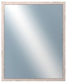 DANTIK - Zrkadlo v rámu, rozmer s rámom 40x50 cm z lišty AKVAREL ružová vysoká (2654)