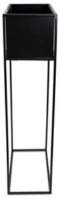 Stojan na kvety 90x44 cm čierna