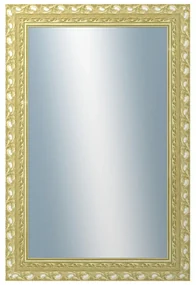DANTIK - Zrkadlo v rámu, rozmer s rámom 80x160 cm z lišty ROKOKO zlatá hádzaná (2882)