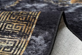 Dywany Łuszczów Kusový koberec Miro 51278.809 Marble black/gold - 160x220 cm